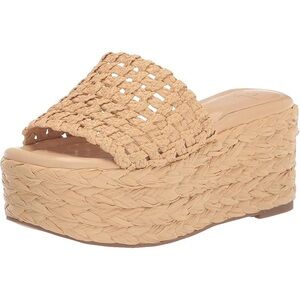 NWOT Marc Fisher Women's Priya Espadrille Platform Wedge Sandals Sz. 6.5